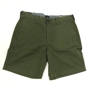 J. Crew 7" Stretch Chino Shorts Mens 29 Green